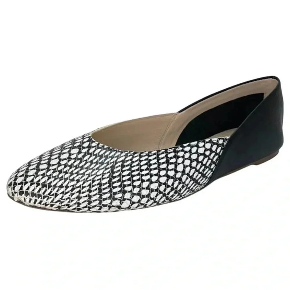Botkier Britt Womens Flats 5.5M Leather Snake Print Slip On - Picture 3 of 15